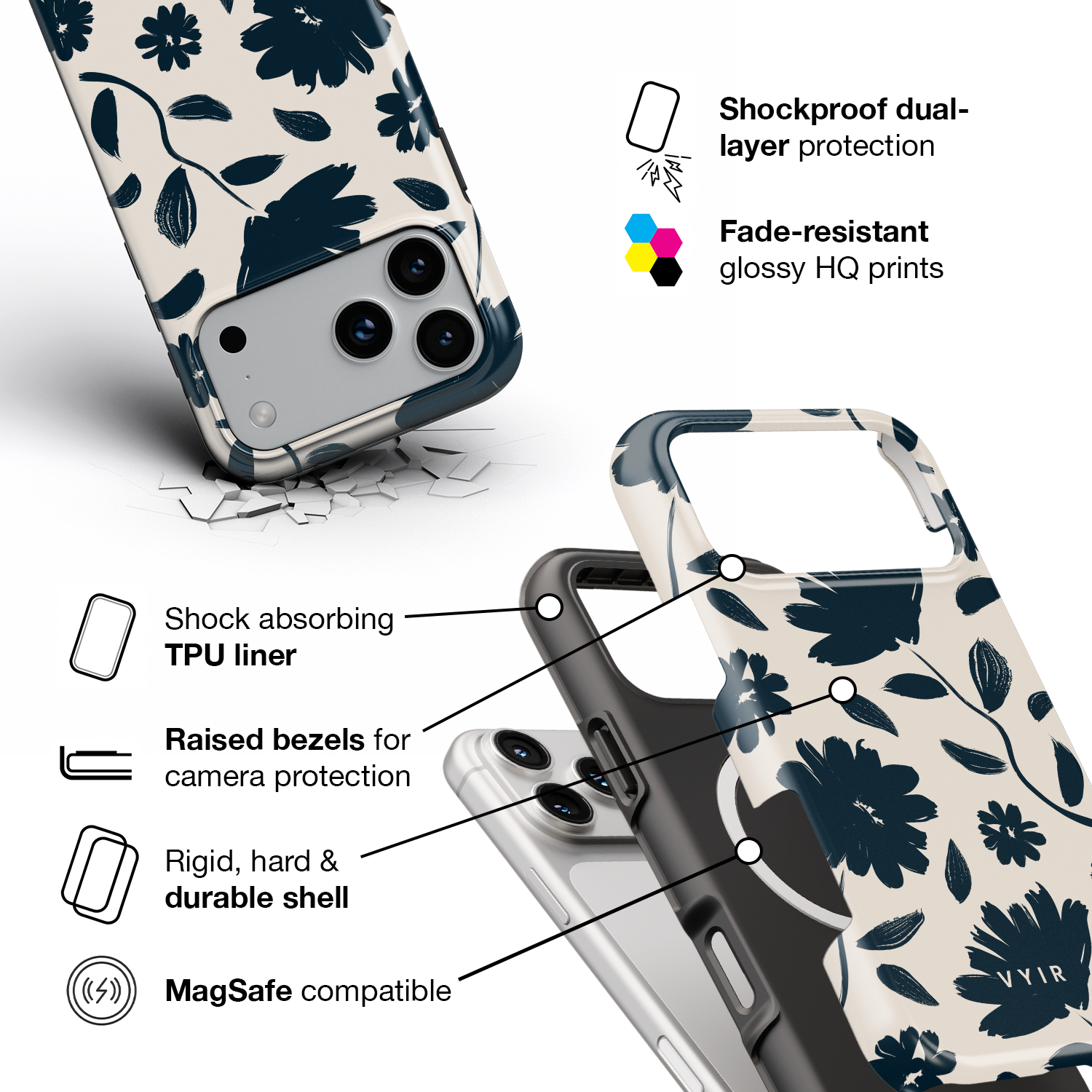 Deep Garden - Shockproof MagSafe iPhone Case