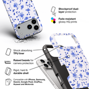 Little Blue Garden - Shockproof Phone Case