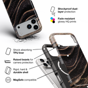 Golden Eclipse - Shockproof MagSafe iPhone Case