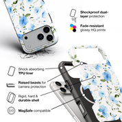 Gentle Blue - Shockproof MagSafe iPhone Case