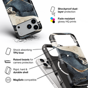 Midnight Opal - Shockproof MagSafe iPhone Case