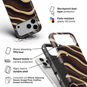 Obsidian Flow - Shockproof Phone Case