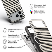 Paris Stripes - Shockproof MagSafe iPhone Case