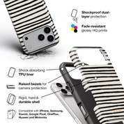 Paris Stripes - Shockproof Phone Case