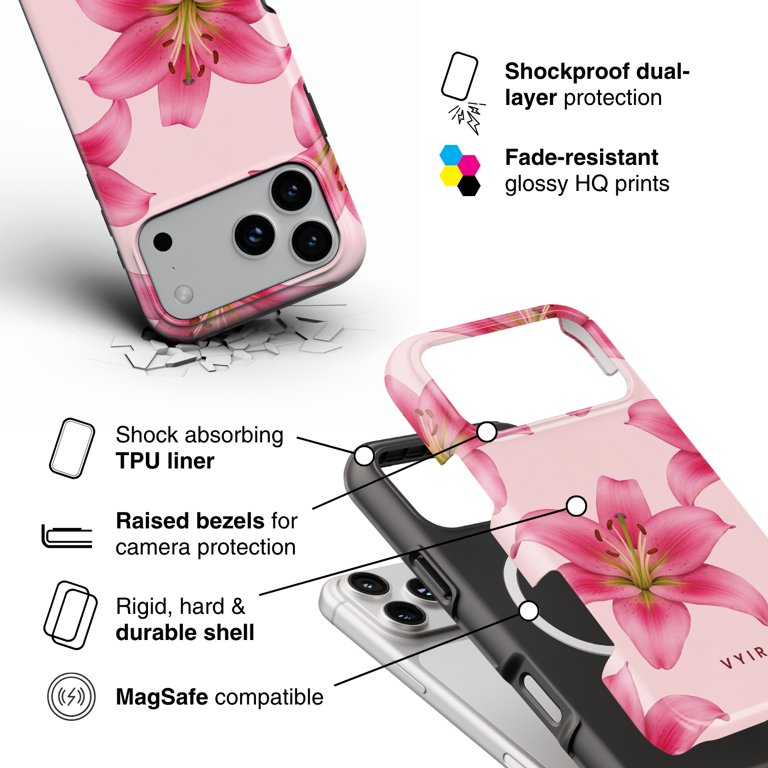 3VYIRPinkLilyFlowers-ShockproofToughMagSafeiPhoneCase.png