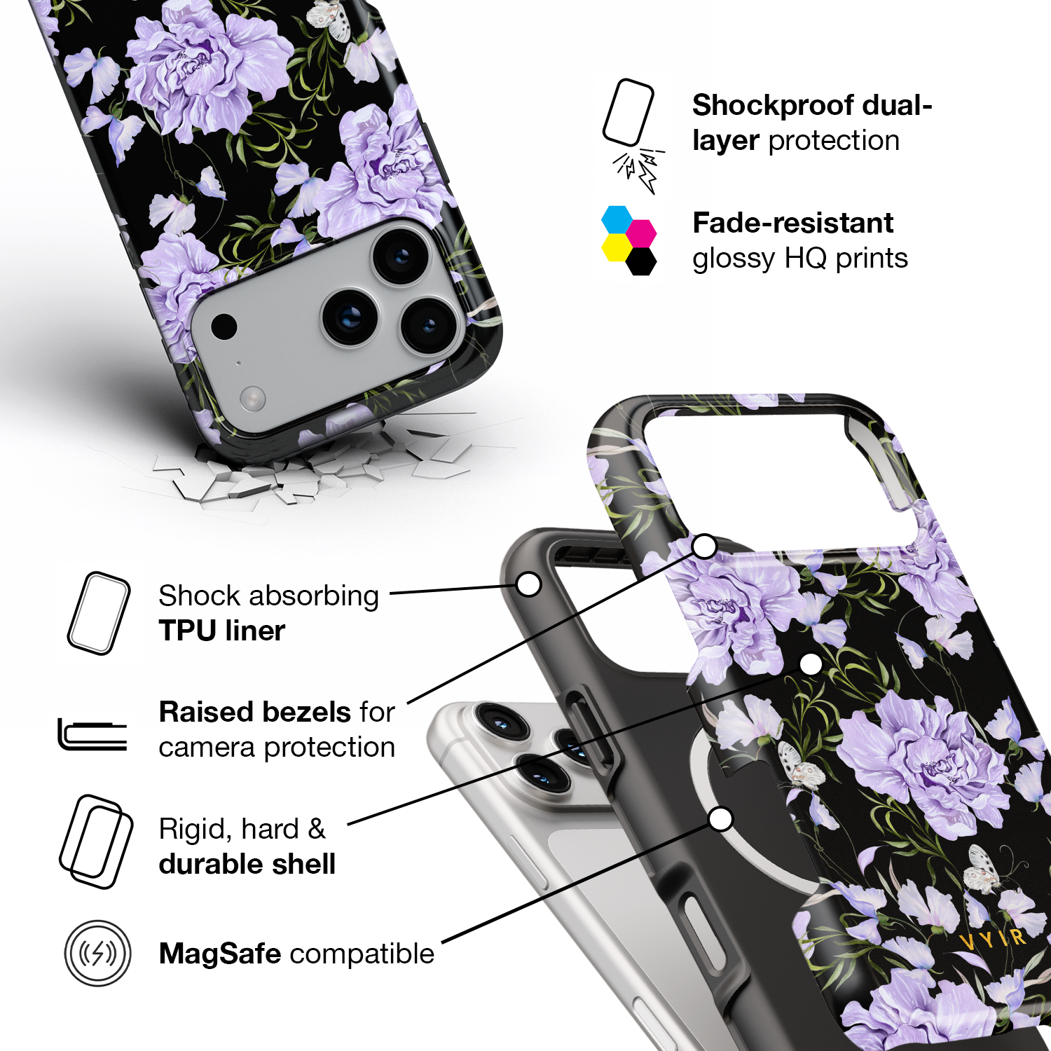 3VYIRPurpleandBlackFlowers-ShockproofToughMagSafeiPhoneCase.png