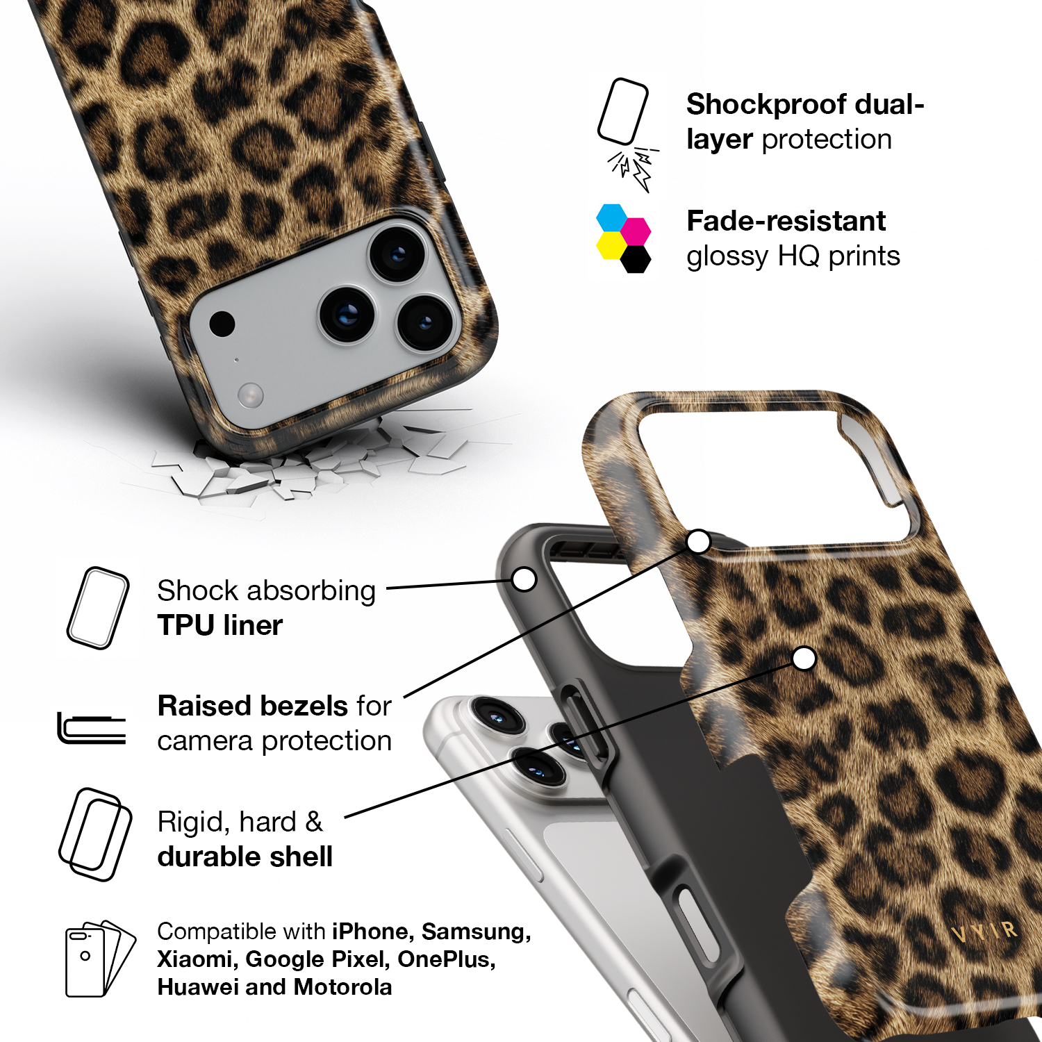 Royal Leopard - Shockproof Phone Case