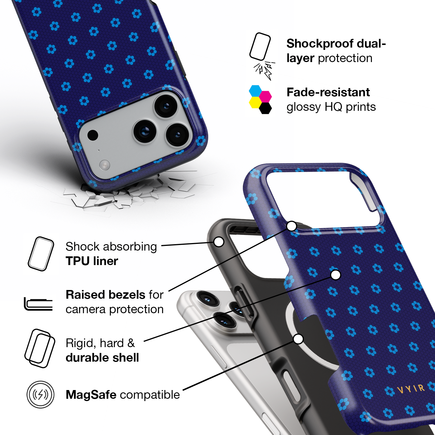 3VYIRSignatureFlowerPatternBlue-ShockproofToughMagSafeiPhoneCase.png