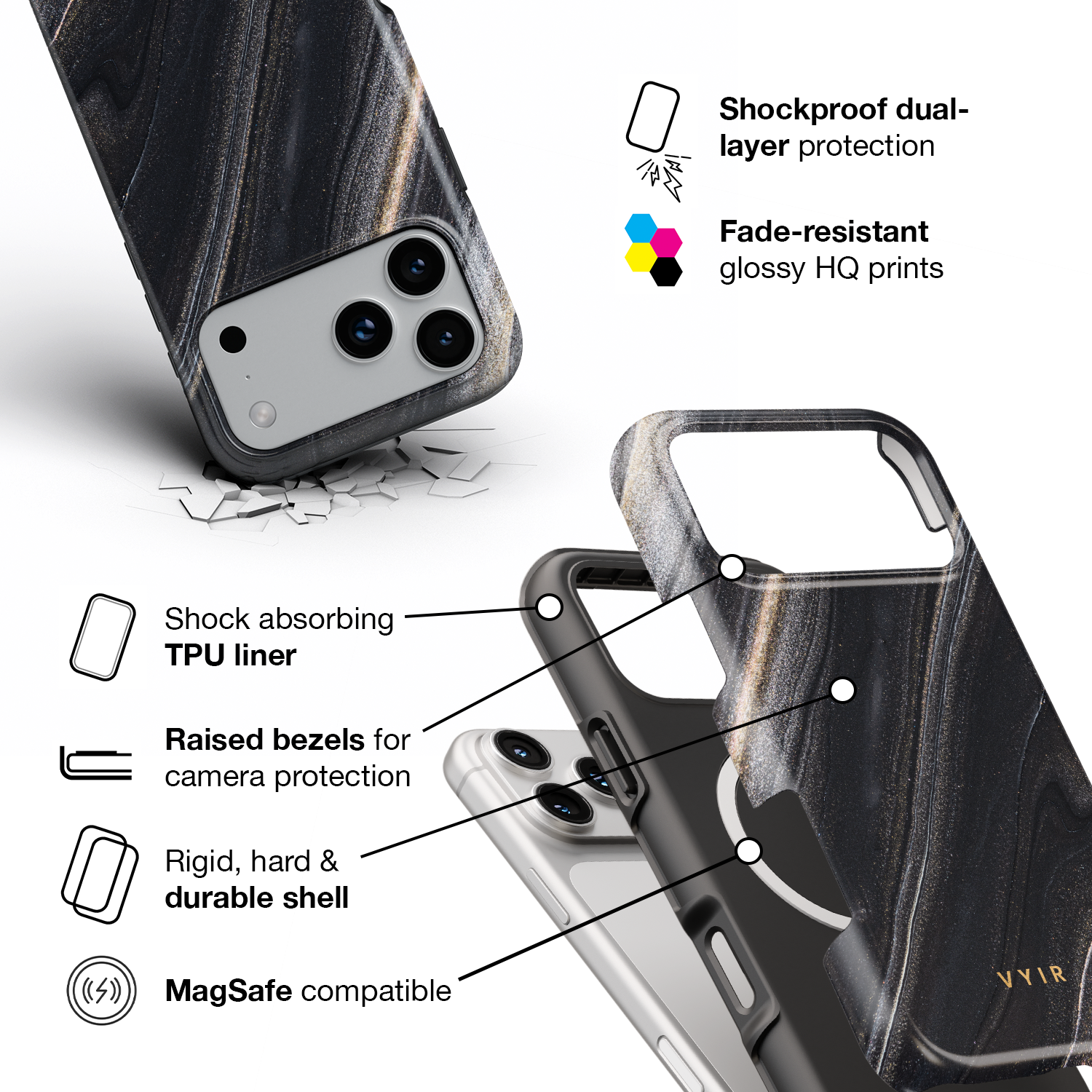 3VYIRStardustLuxeBlackandGoldenBeige-ShockproofToughMagSafeiPhoneCase.png