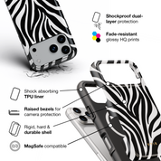 Urban Zebra - Shockproof MagSafe iPhone Case