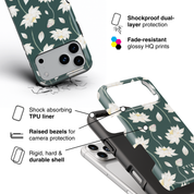 White Lotus Drift - Shockproof Phone Case