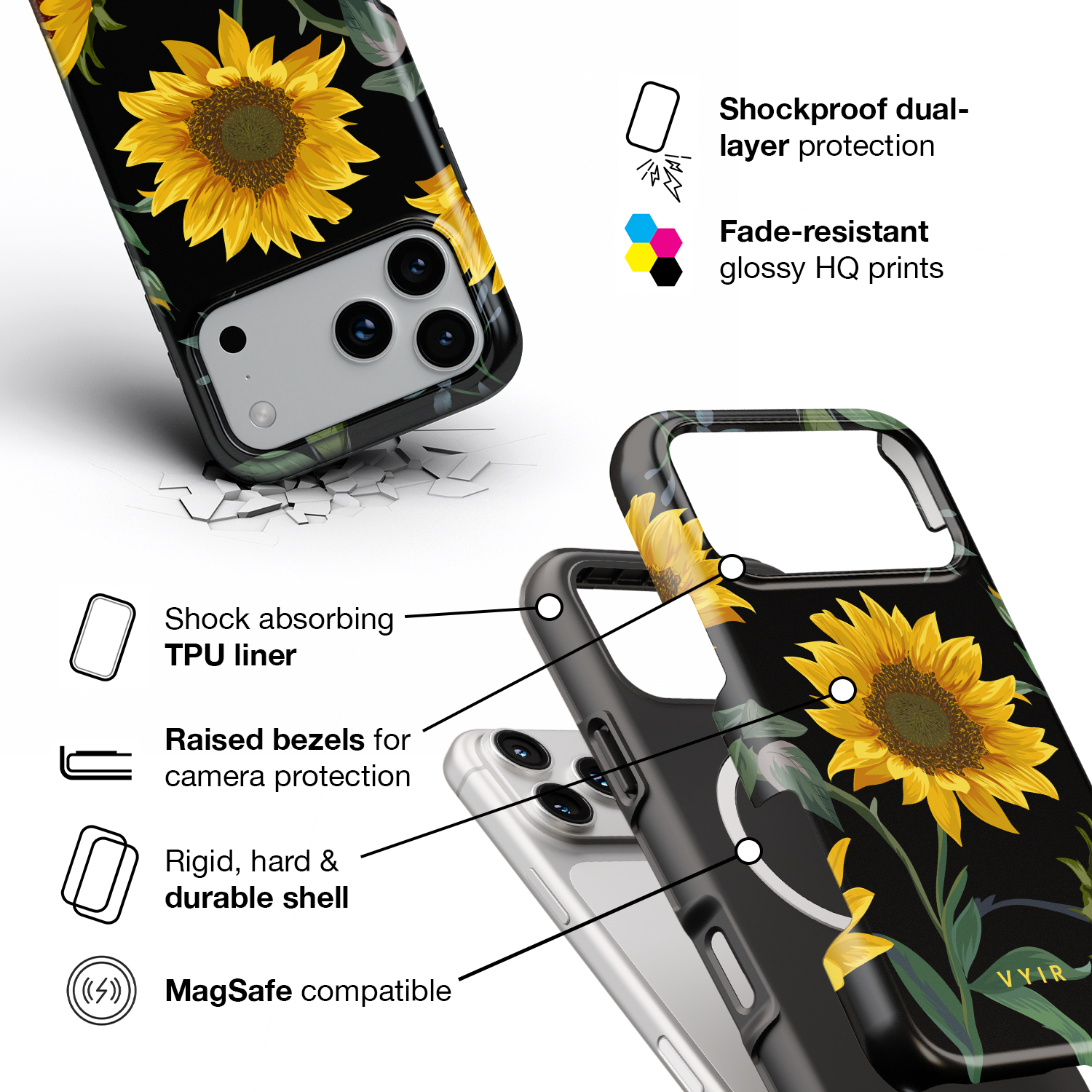 3VYIRYellowSunflowerFlowers-ShockproofToughMagSafeiPhoneCase.png