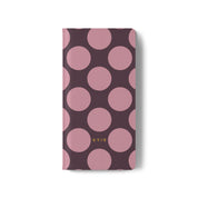 Samsung Galaxy S21 Ultra Vegan Leather Wallet Case – Pink Plum Polka Dot Design - VYIR