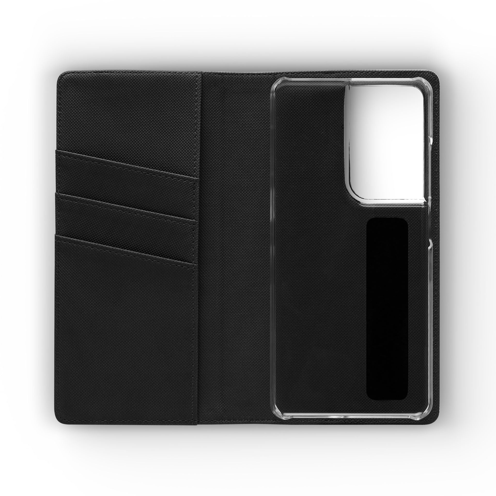 Samsung Galaxy S21 Ultra Vegan Leather Wallet Case – Pink Plum Polka Dot Design - VYIR