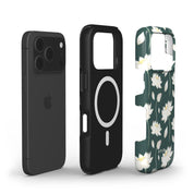 White Lotus Drift - Shockproof MagSafe iPhone Case