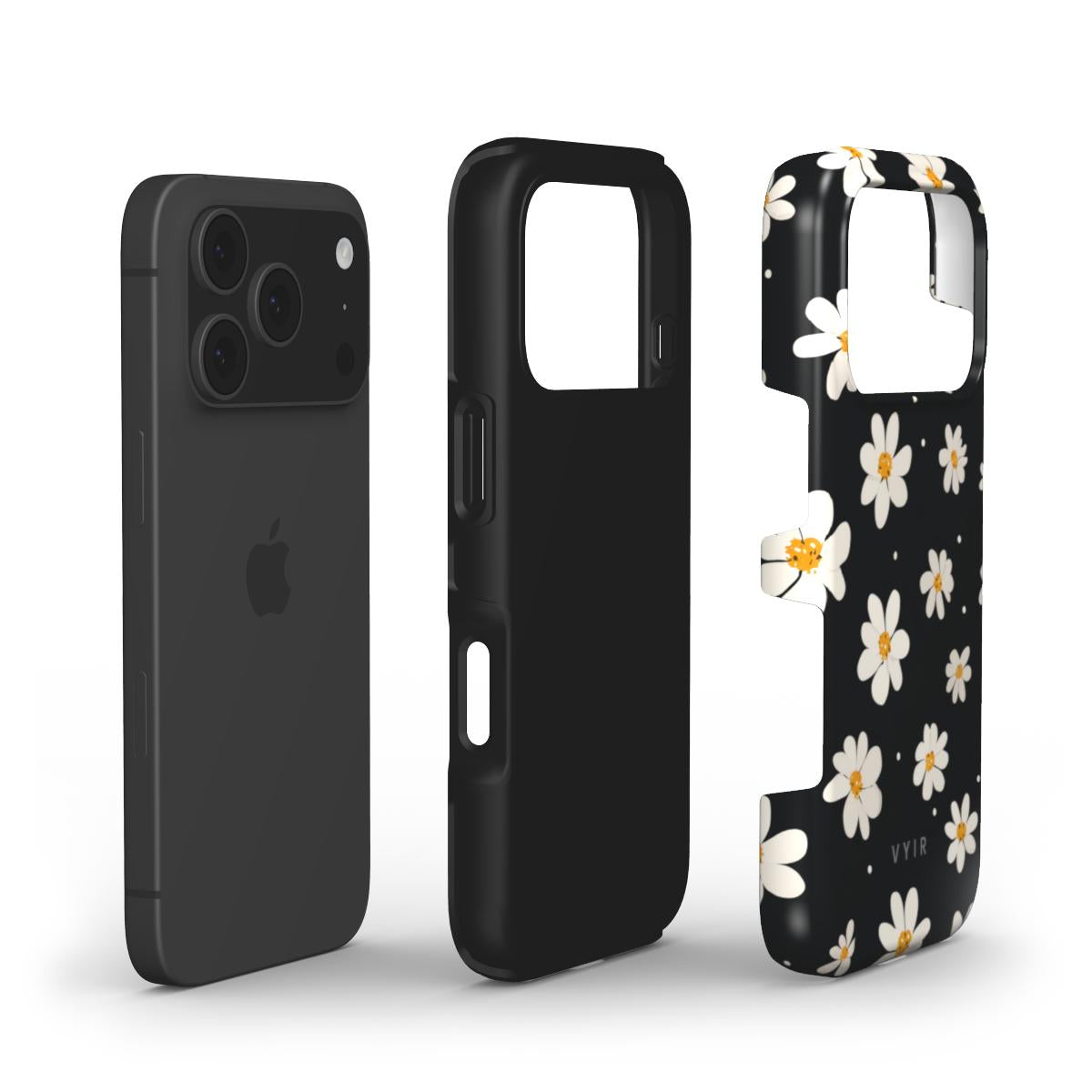 Daisy Dot Night - Shockproof Phone Case