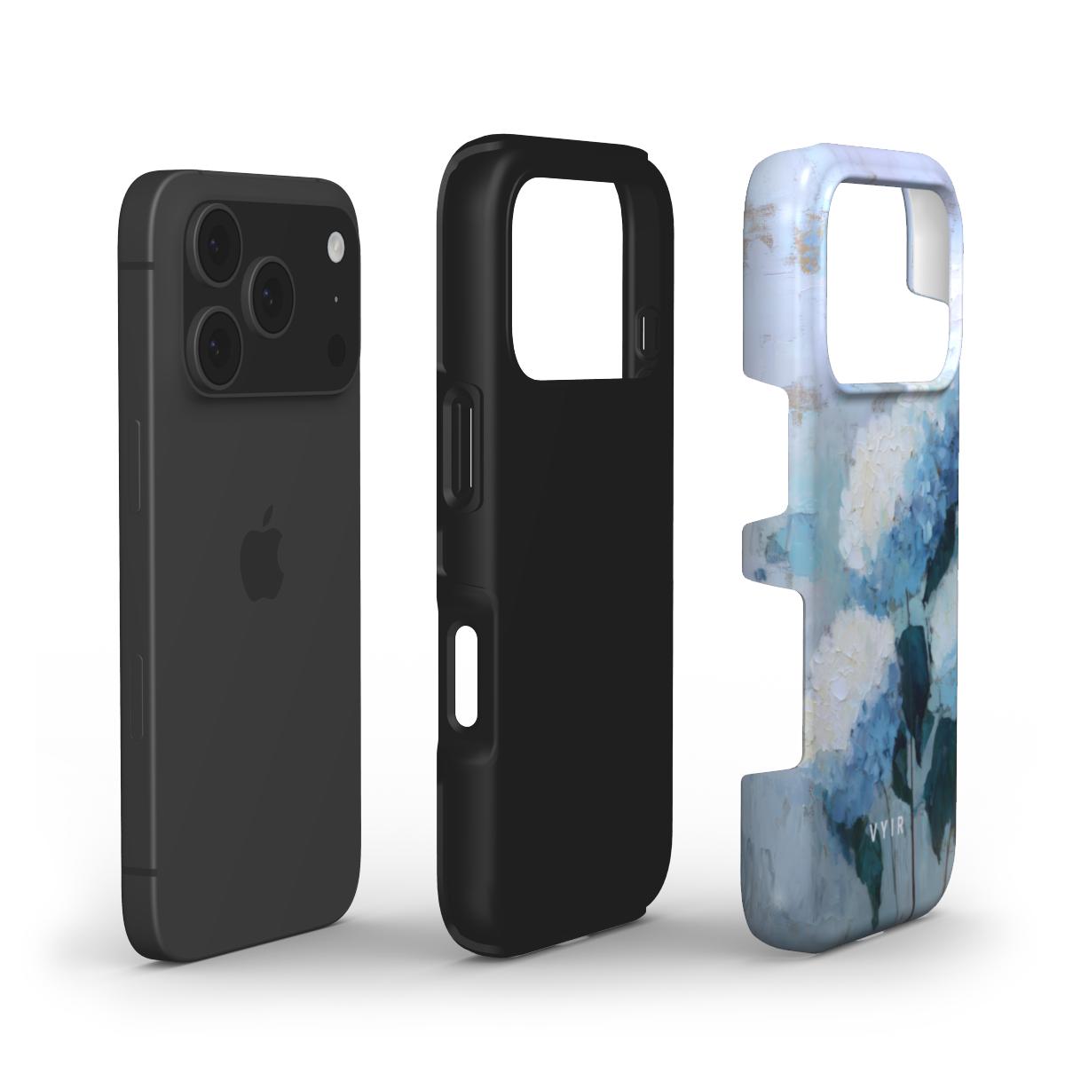 Painted Hydrangea - Shockproof Phone Case