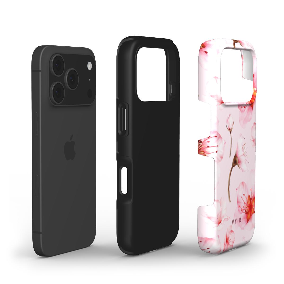 Cherry Blossom Drift - Shockproof Phone Case