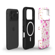 Pink Meadow Touch - Shockproof MagSafe iPhone Case
