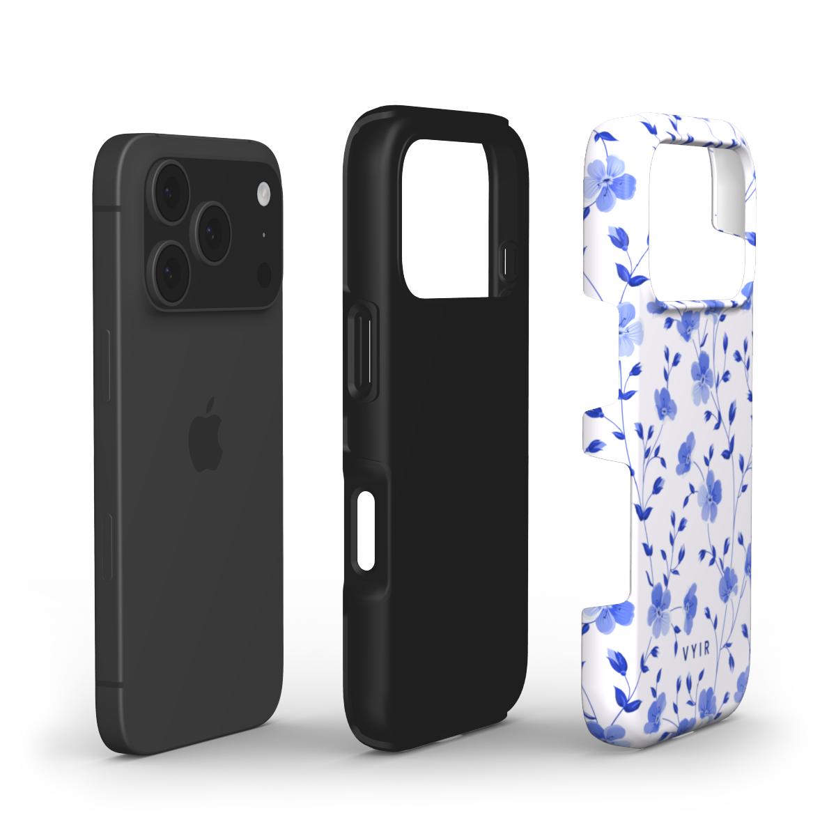 Little Blue Garden - Shockproof Phone Case