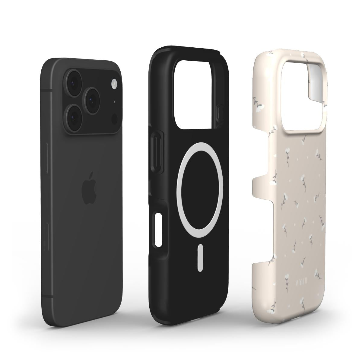 Little White Flowers - Shockproof MagSafe iPhone Case
