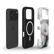 Misty Floral Painting - Shockproof MagSafe iPhone Case