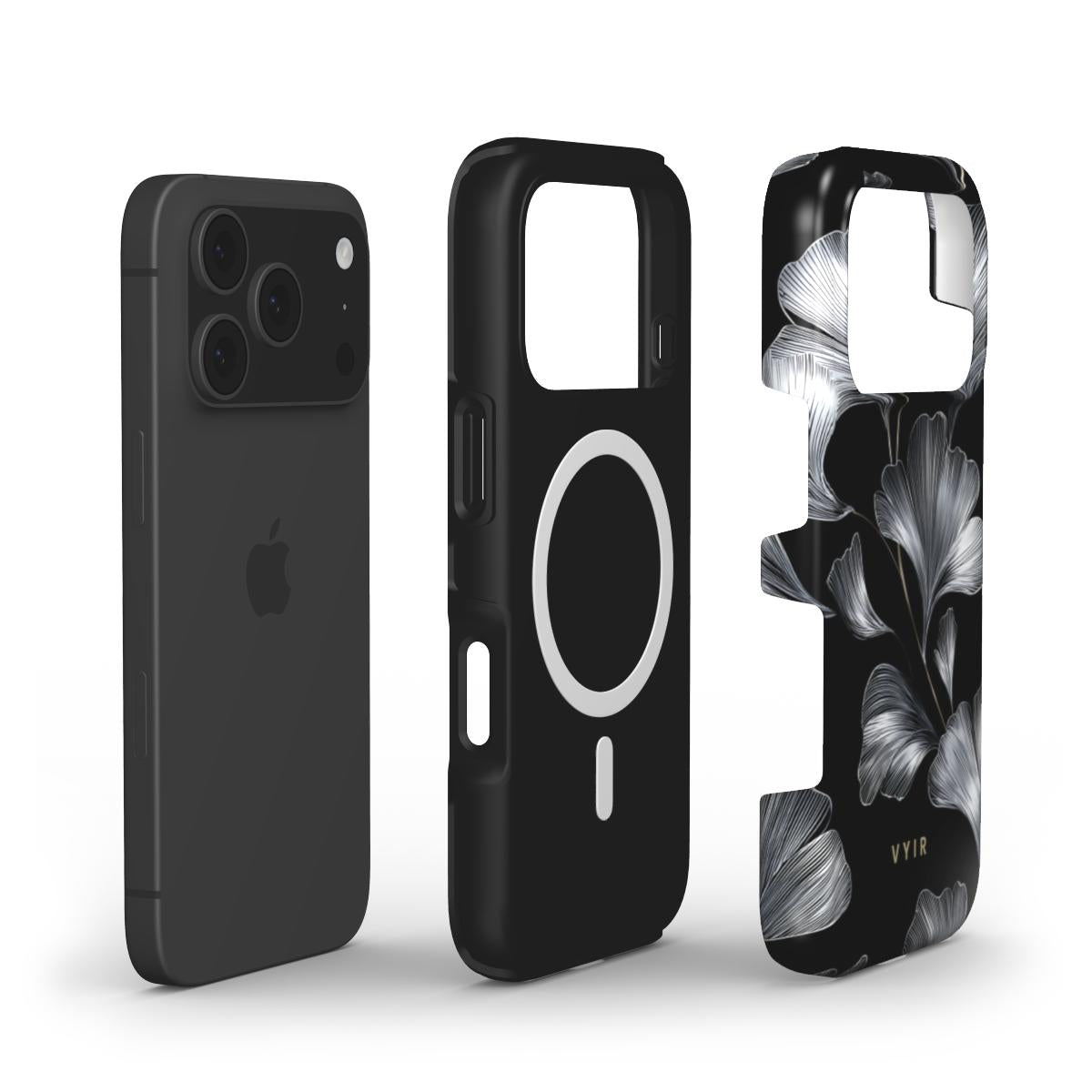 Lunar Leaves - Shockproof MagSafe iPhone Case