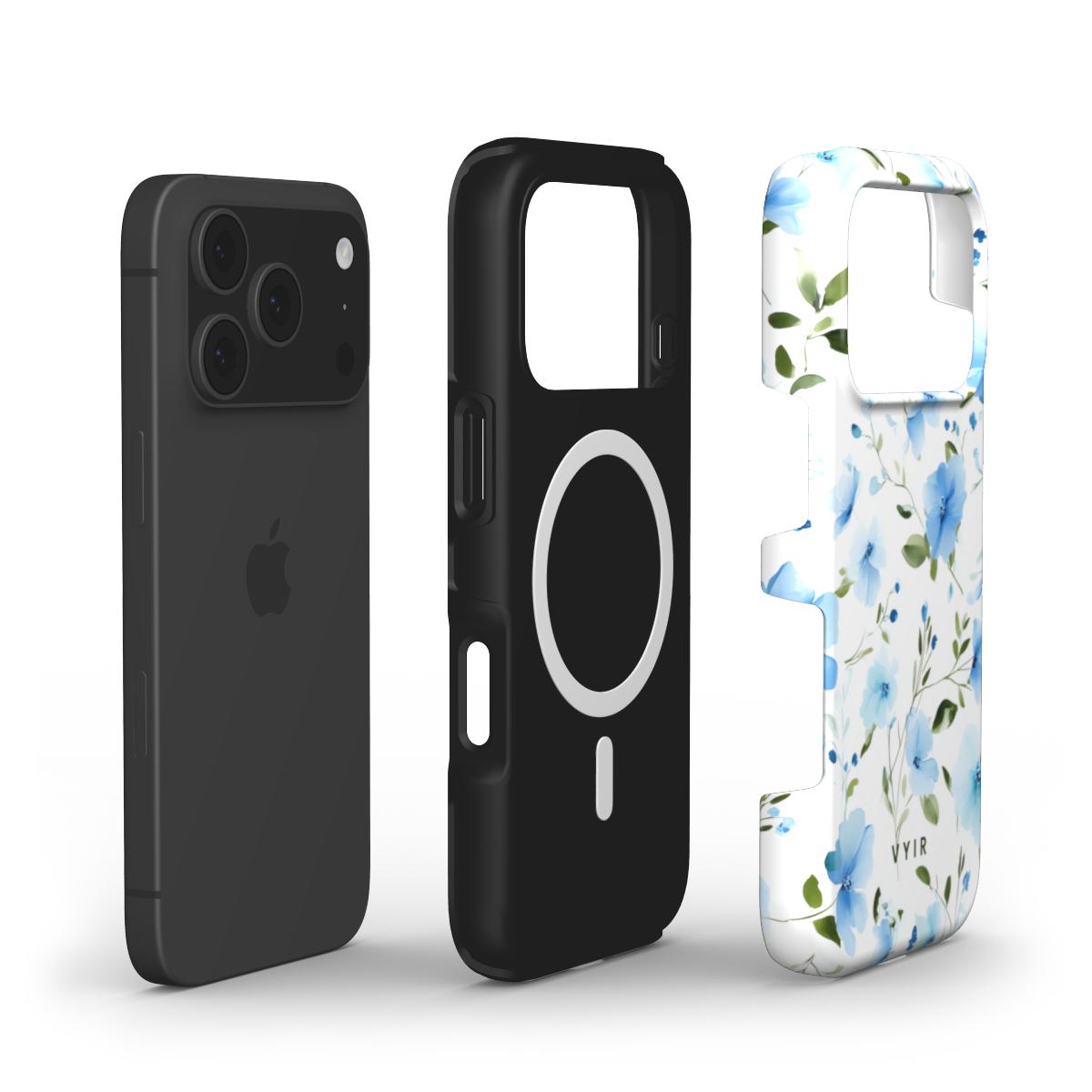 Gentle Blue - Shockproof MagSafe iPhone Case