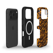 Tortoiseshell, Sunlight Yellow - Shockproof MagSafe iPhone Case
