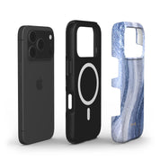 Blue Swirl - Shockproof MagSafe iPhone Case