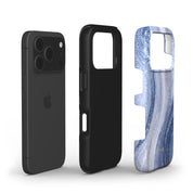 Blue Swirl - Shockproof Phone Case