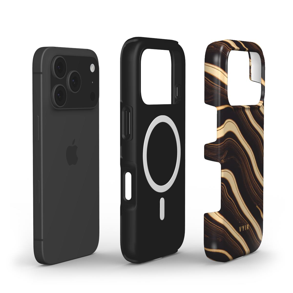Obsidian Flow - Shockproof MagSafe iPhone Case