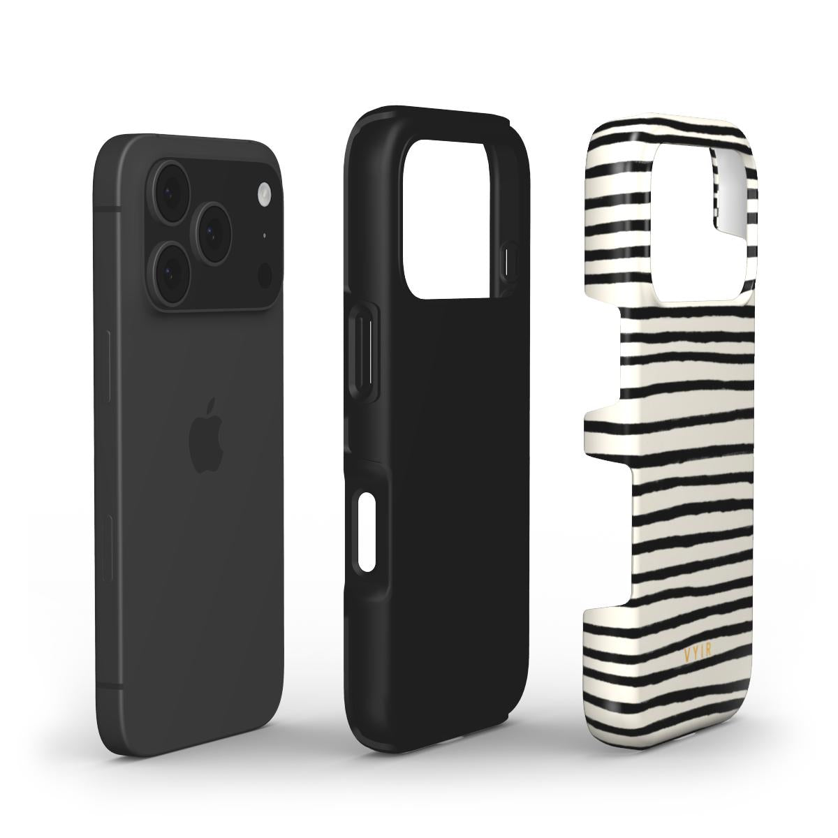 Paris Stripes - Shockproof Phone Case