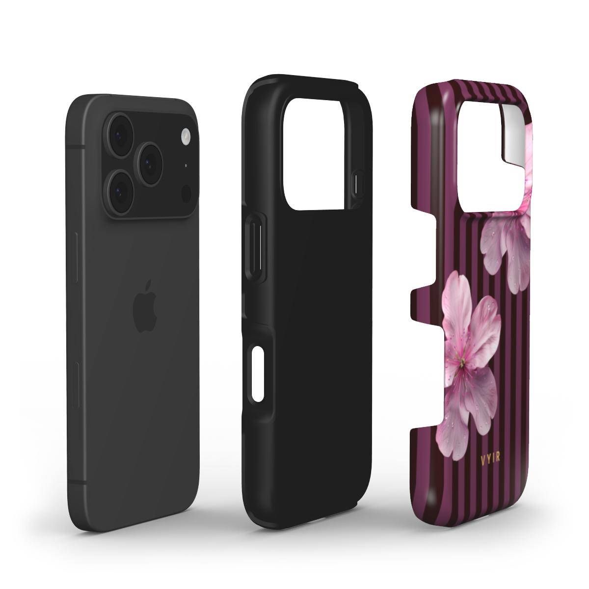 Burgundy Velvet - Shockproof Phone Case