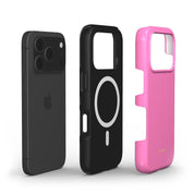 VYIR Signature Solid Colors, Pink - Shockproof MagSafe iPhone Case