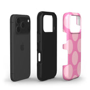 Big Polka Dots, Bubblegum - Shockproof iPhone Case