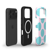Big Polka Dots, Cotton Candy - Shockproof MagSafe iPhone Case