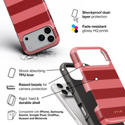 Pomegranate phone case with protective details