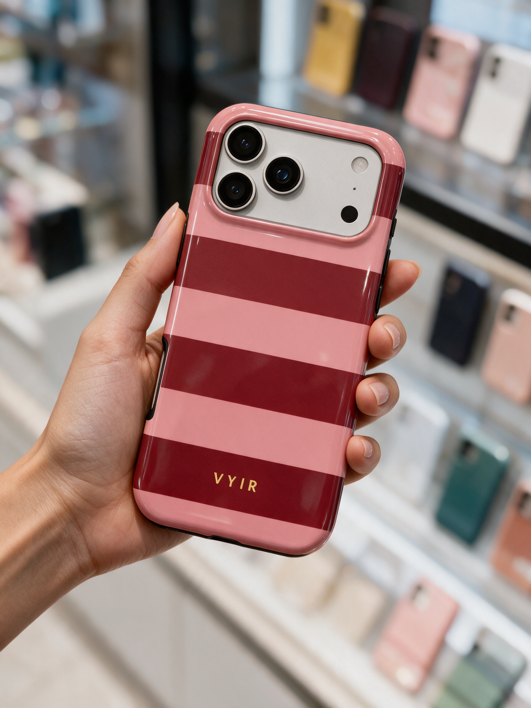 pomegranate phone case lifestyle