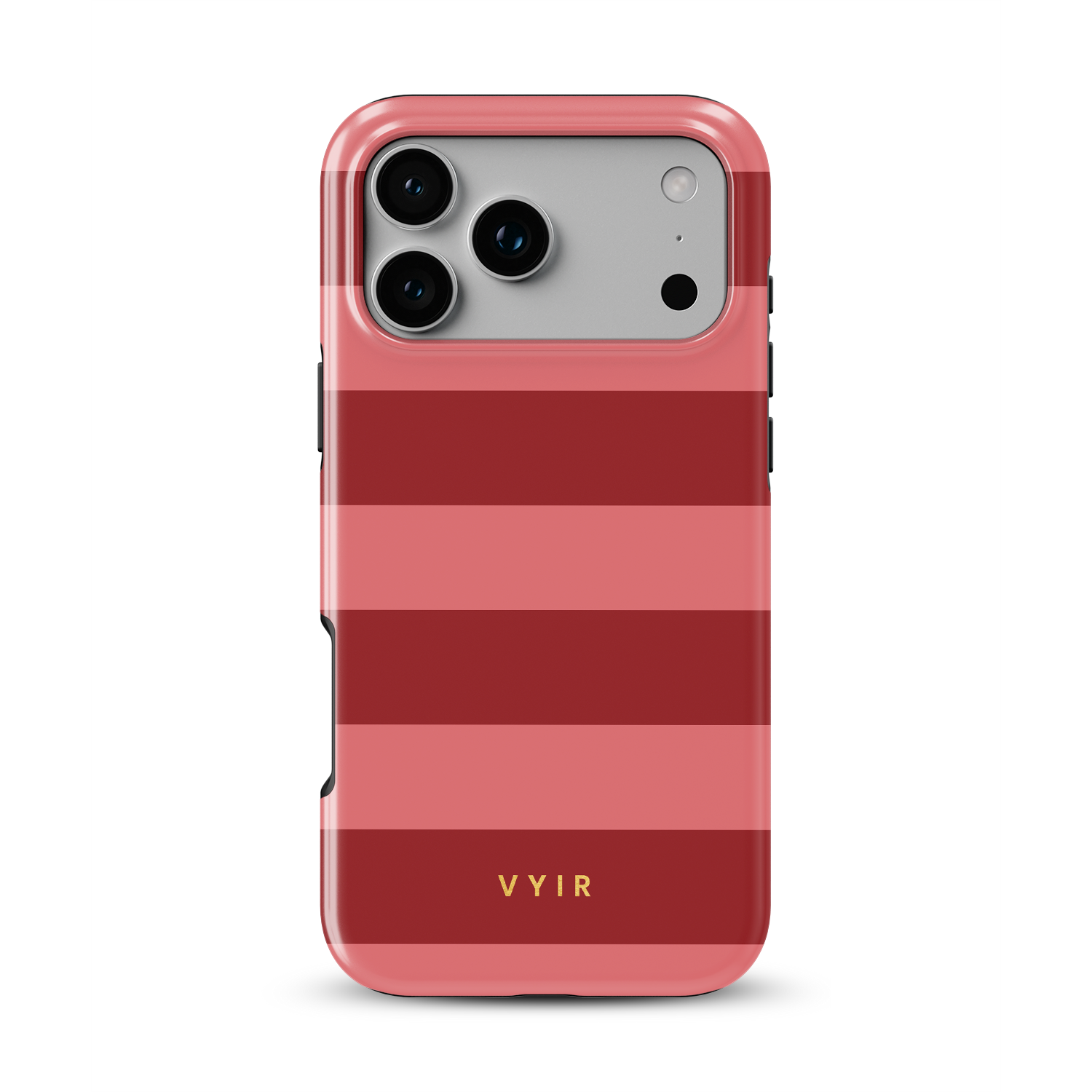 Pomegranate phone case with red fruit pattern