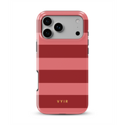 Pomegranate phone case with red fruit pattern