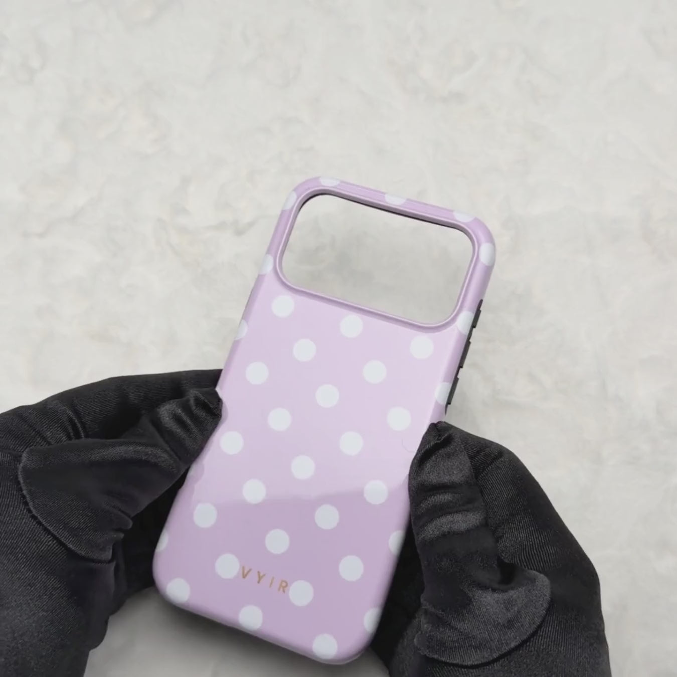 Classic Polka Dots, Pastel Pink - Shockproof MagSafe iPhone Case