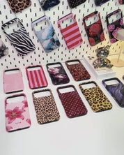 Pink Hibiscus Glow - Shockproof Phone Case