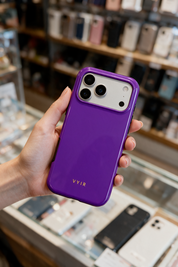 VYIR Signature Solid Colors, Purple - Shockproof Phone Case
